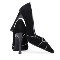 2019 High Heel Stiletto Women's Pumps Black Suede Leather x19-c023C Ladies Women custom Dress Shoes Heels For Lady